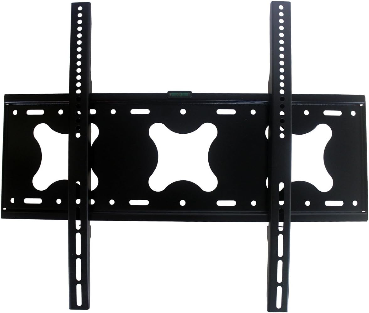 TV Wall Mount Fixed Position for most 42 - 75 inch Flat Screen Panel Plasma Monitor LED LCD up to 85kg VESA 600mm×500mm Metal Black