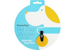 FreezeTag Dog Tag Silencer and Connector, One Size, Graphite