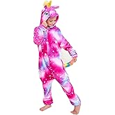 Uniquecos Unicorn Onesie Cosplay Costume Girls Halloween Xmas Pajamas