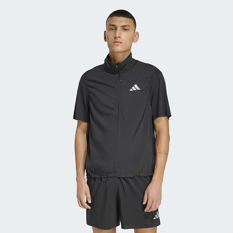 Herren Adi365 Running Essentials Vest Coat, black, XXL