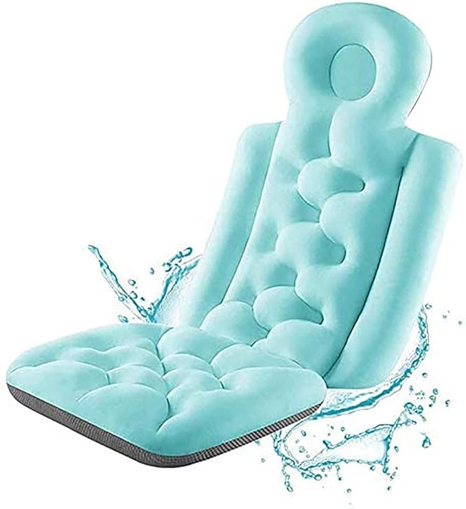 Bath Cushion for Tub Full Body Bath Tub Pillow & NonSlip Spa Bathtub Mat Mattress Pad with