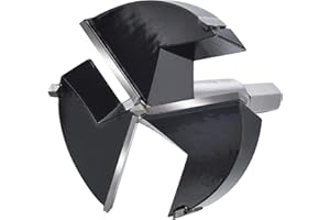 Mollom (70mm|2-3/4") Triple Flute Forstner Drill Bit for Woodworking with 3-Cutter YG8 Carbide Tipped of 2.0mm,Hinge Cutter Tool Kits for Hard Soft Wood, Plastic, Plywood