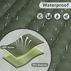 TEIVUL Double Sleeping Pad,Extra Thick Inflatable