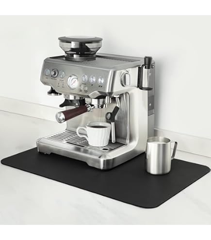 ARSUNOVO Tapete De Café 24'x16': Absorbente Y Antideslizante Para Encimera – Olvídate De Las Manchas De Café Y Agua