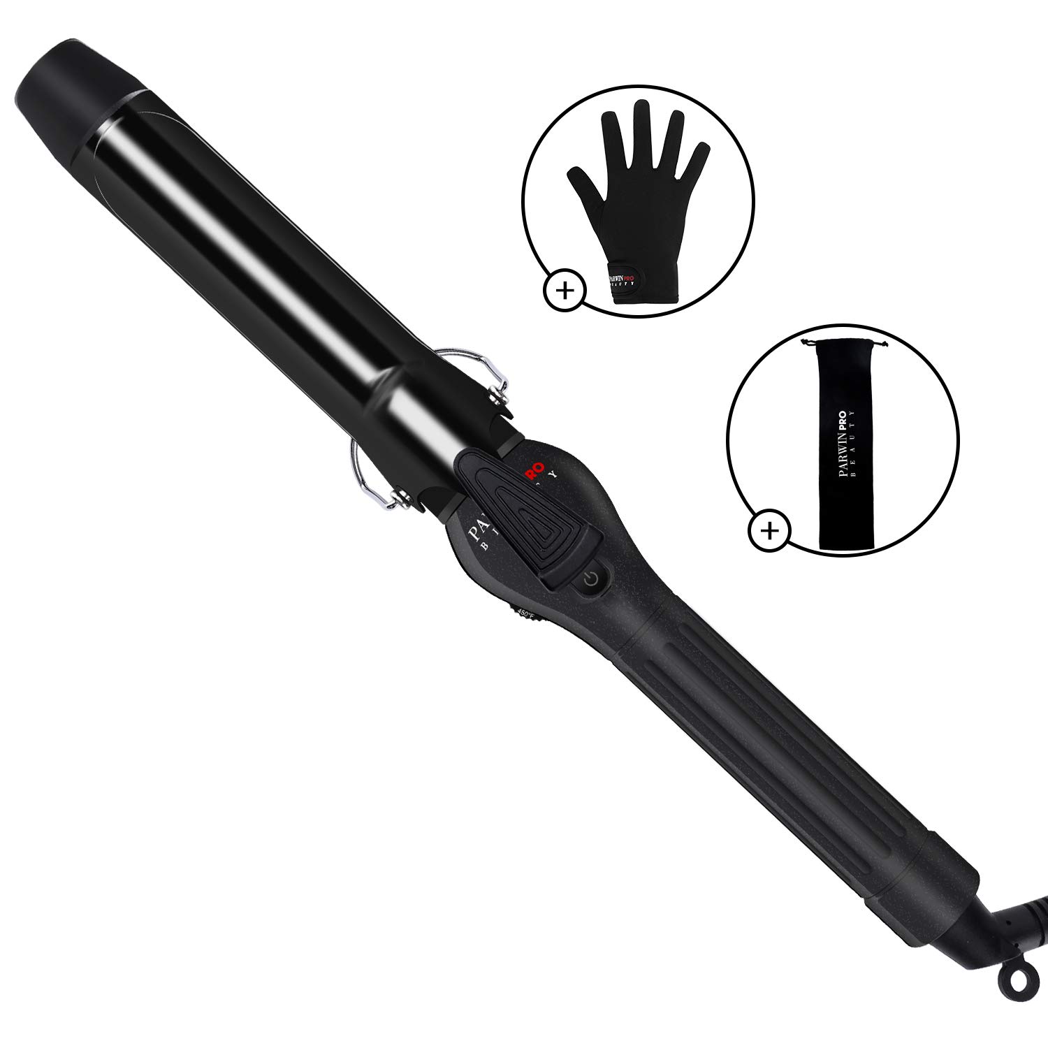 PARWIN PRO 1 Inch Curling Iron With Clip Temperature