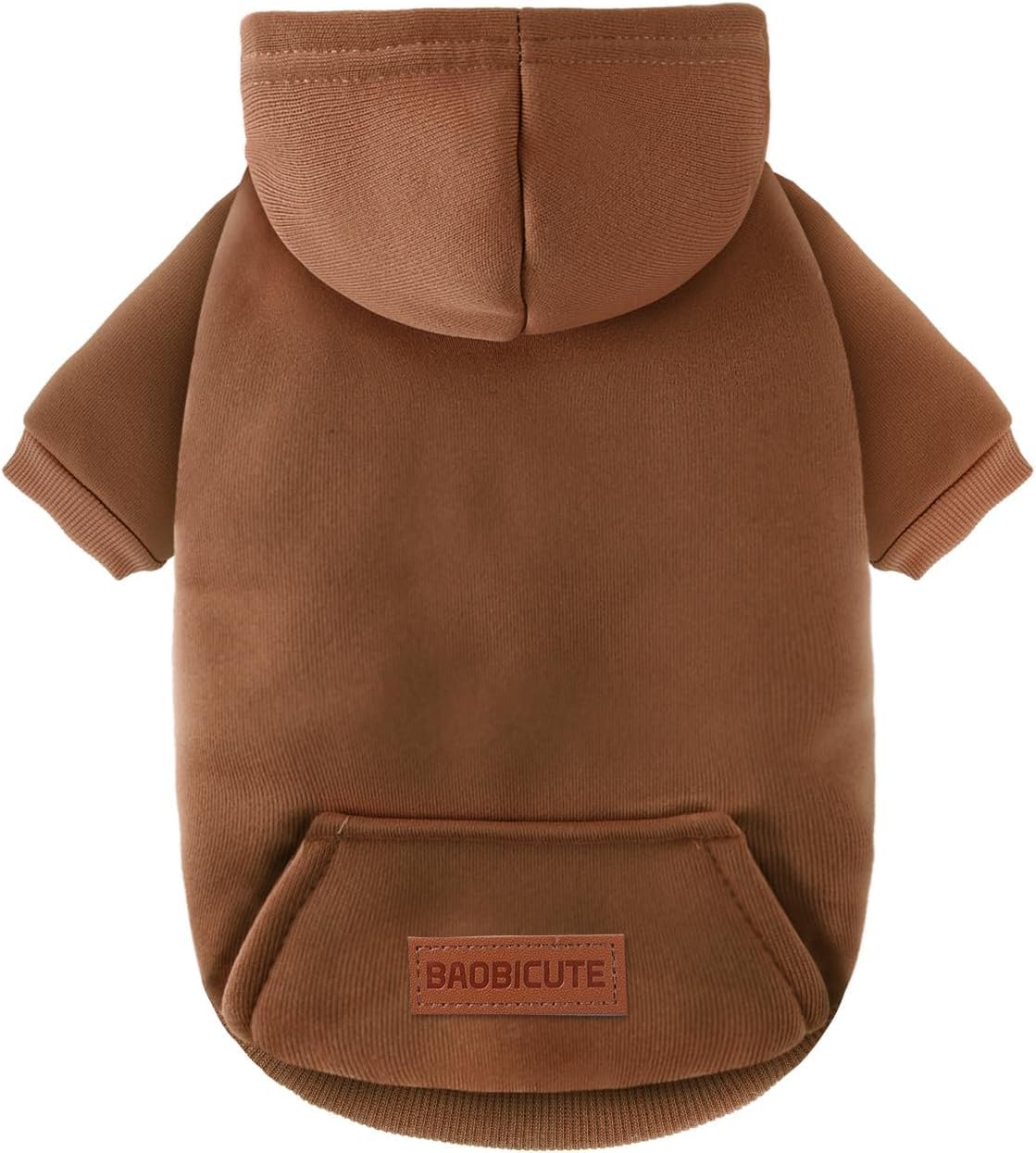 Photo 1 of 1 Pack Dog Hoodie Warm Hood Dog Sweater Cold Weather Small Dogs Sweatshirt Comfort Pet Clothes for Small Medium Dogs with Pockets Cats Chihuahua Clothes for Male Female Girl Boy Sporty Daily Wear