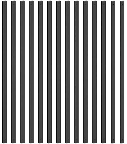 Matte Black Railing Balusters 10 Pack 10-Pack 8ft X 5/8 Round Horizontal Bar Balusters – Wrought Iron Stair Railing Kit, Matte Black Matte Black Railing Balusters 10 Pack 10-Pack 8ft X 5/8 Round Horizontal Bar Balusters – Wrought Iron Stair Railing Kit, Matte Black