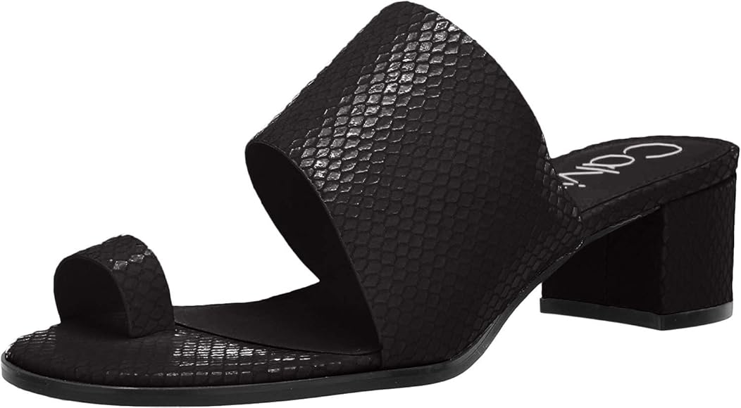 calvin klein sandals black
