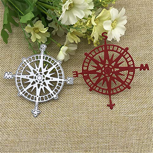 Compass Shapes Metal Cutting Dies Stencil Scrapbooking Photo Album Card Paper Embossing Craft DIY - Thumbnail 3