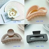 Lemiyoo 10 Pcs Matte Hair Claw Clips Large Medium Small Thick Thin Hair Women view 2