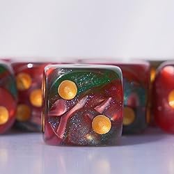 10 PC D6 dice 16mm Acrylic Dice Set for RPG MTG DND