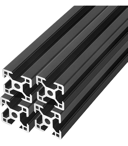 Kwweeoo 30150 Aluminum Extrusion T Slot 580mm (22.83") Black – 2 Pack, 30 Series European Standard, 6063-T5 Anodized, For 3D Printer & CNC DIY - View #2