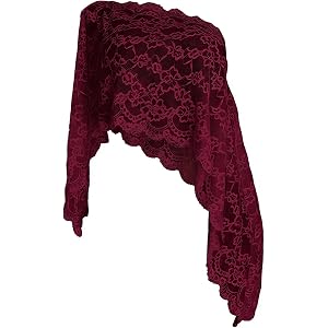 WDIRARA Women's Lace Off the Shoulder Poncho Cape Tops | Floral, Sheer, Asymmetrical, Crop Tops