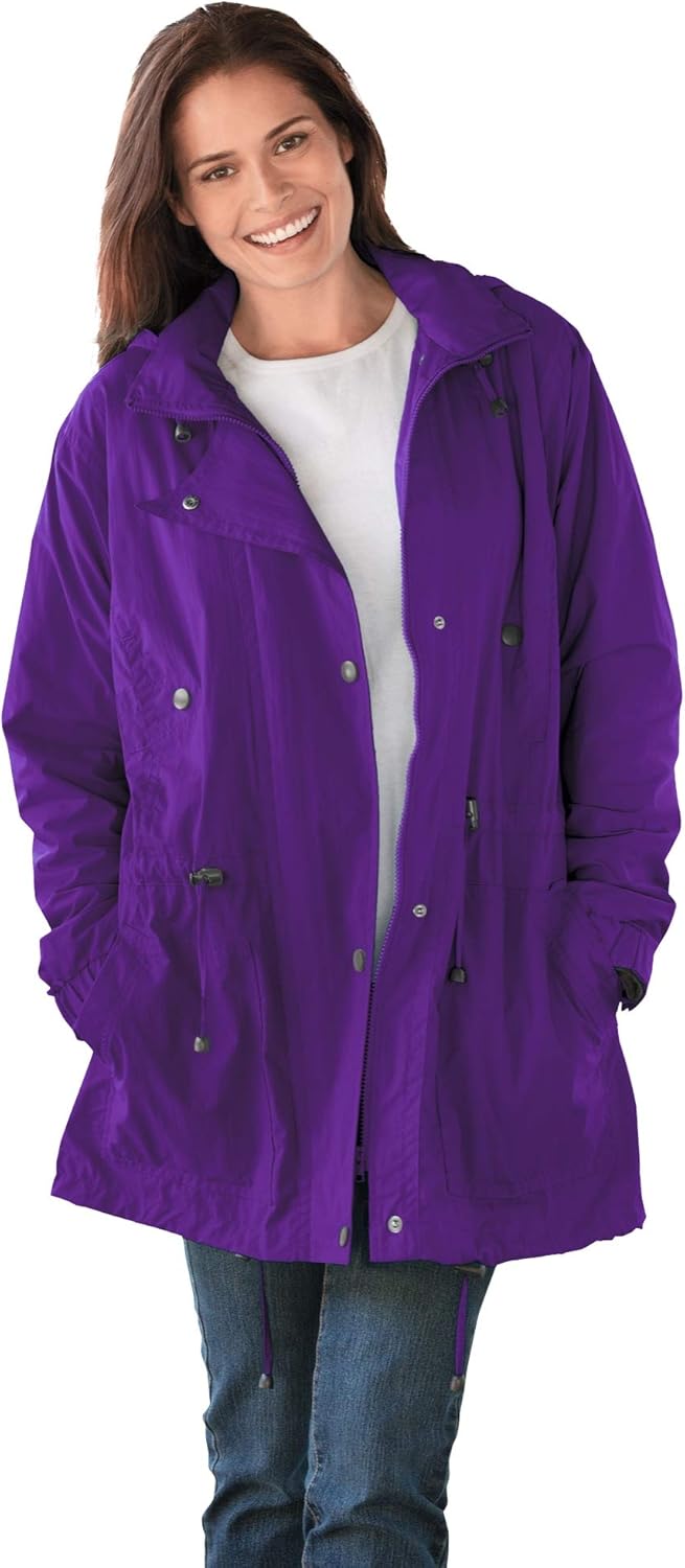 women within plus size coats