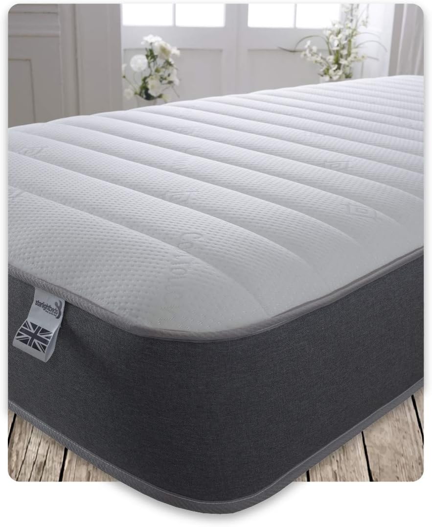 Starlight Beds 2ft6 Small Single Mattress. 9 Inch Deep Sprung Small