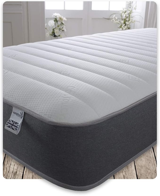 Starlight Beds 4ft6 Double Mattress. 9 Inch Deep Sprung Double Memory