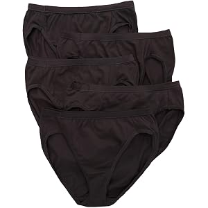 Hanes Women's Ultimate ComfortSoft High Cut Panties - 5 Pack, 43W5CS, Assorted MBF, 8