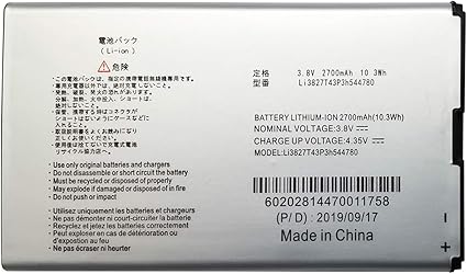 Amazon Co Jp Mukuzi Battery Softbank Pocket Wifi 303zt Y Mobile 305zt Zebau1 Compatible Battery For Mobile Routers 3 8v 2700mah Electronics Cameras