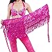 MUNAFIE Women's Belly Dance Hip Scarf Performance Outfits Skirt Festival Clothing