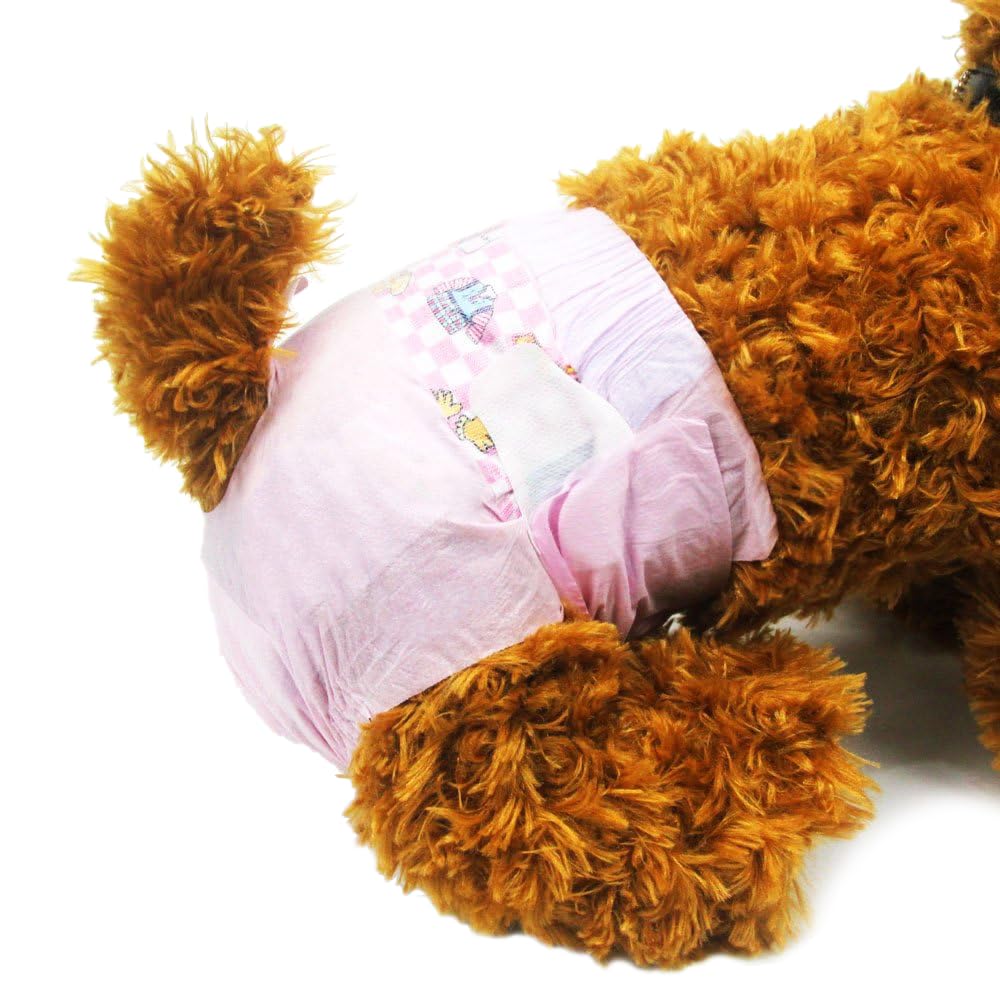 Dono Dog Nappies Female - Dog Diapers, 16 pcs, Dog Period Pants for Season, Dog Heat Pants, Super Absorbent and Soft, Urinary Incontinence, S