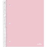 Office Depot&reg; Brand Stellar Poly Notebook, 8-1/2" x 11", 5 Subject, College Ruled, 200 Sheets, Blush