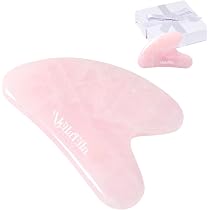 Amazon.com: MELLA ELLA BEAUTY- Rose Quartz Gua Sha - Premium ...