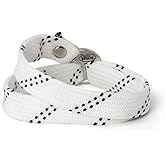 ChalkTalkSPORTS Hockey Lace Bracelet | Personalized Text | Adjustable to Fit All Wrist Sizes