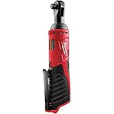 Milwaukee 2457-20 M12 Cordless 3/8" Sub-Compact 35 ft-Lbs 250 RPM Ratchet w/ Variable Speed Trigger