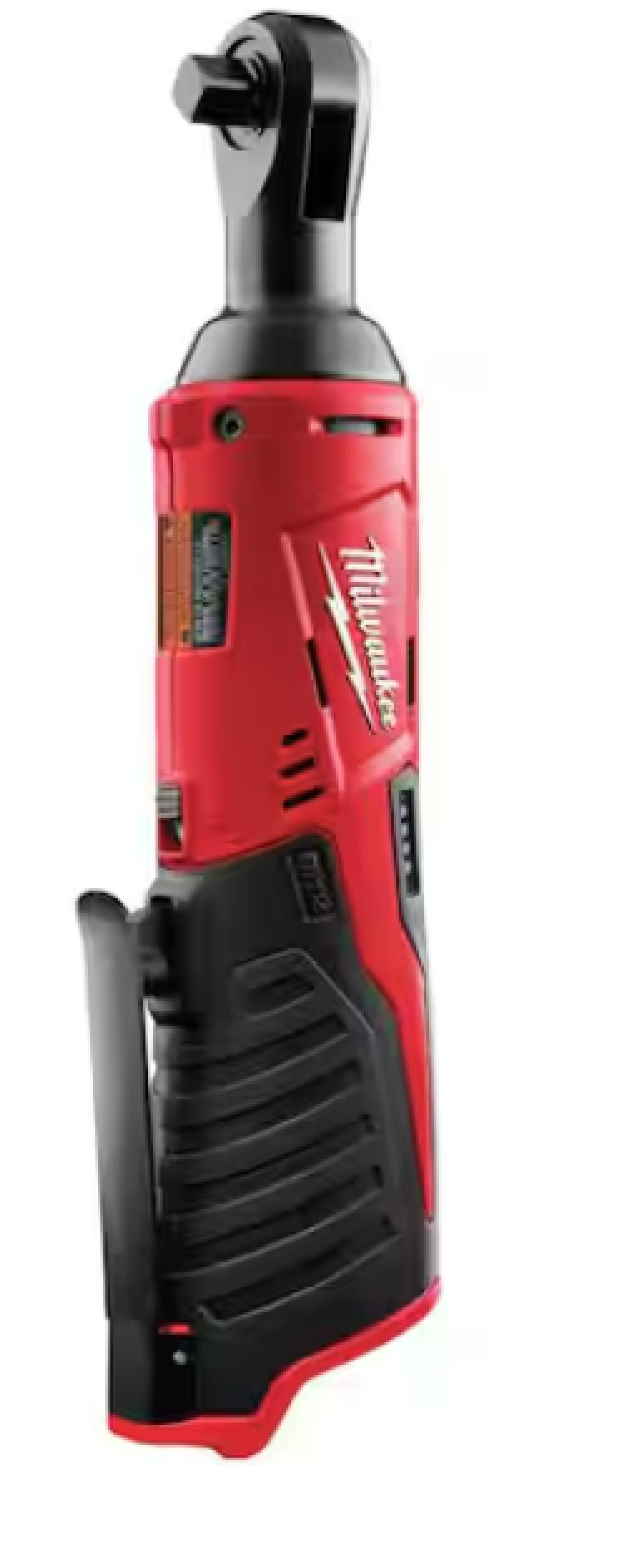 Milwaukee 2457-20 M12 Trinquete inalámbrico subcompacto de 3/8 35 pies-libras 250 RPM con gatillo de velocidad variable