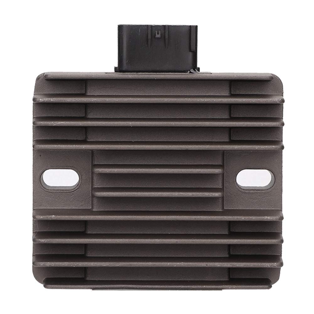 Photo 1 of Voltage Regulator Rectifier, Aluminum Voltage Regulator Rectifier Fits for 250/300/650 Z750/S Z800/1000 ZX1000 GA ATV, Black