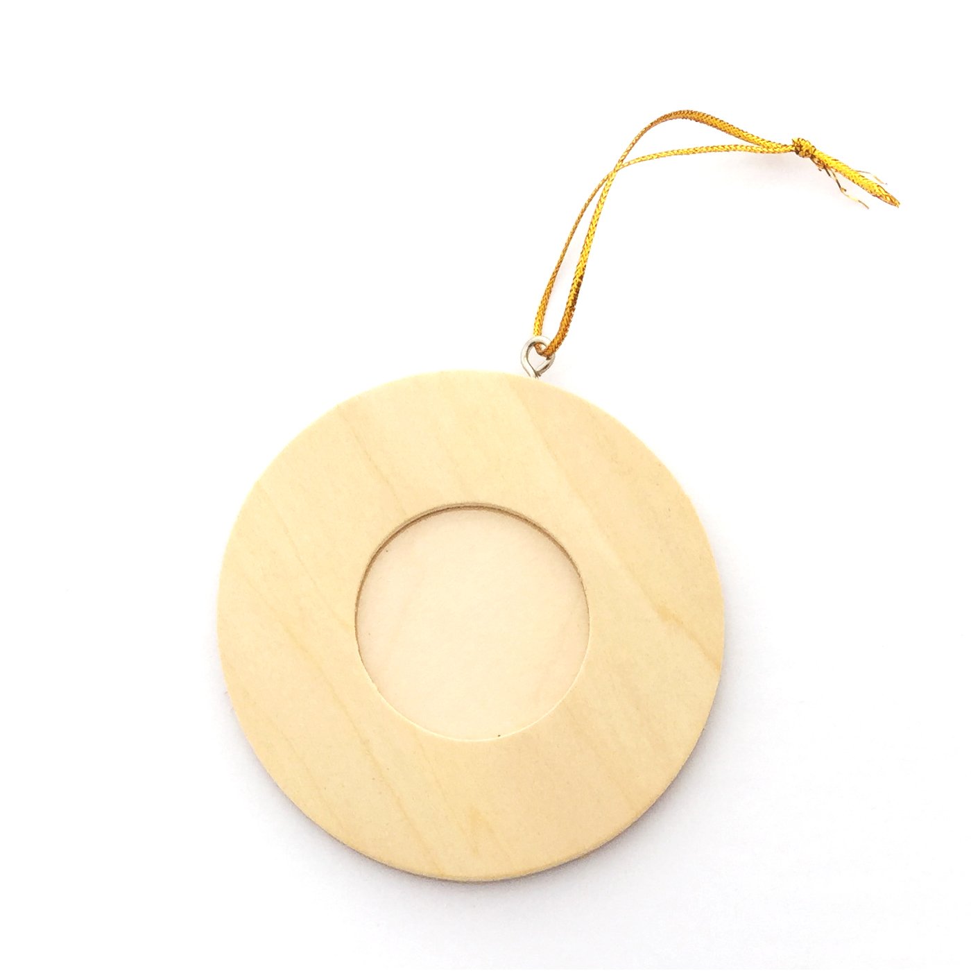 LWR CRAFTS Wooden DIY Mini Round Photo Frames Pack of 12