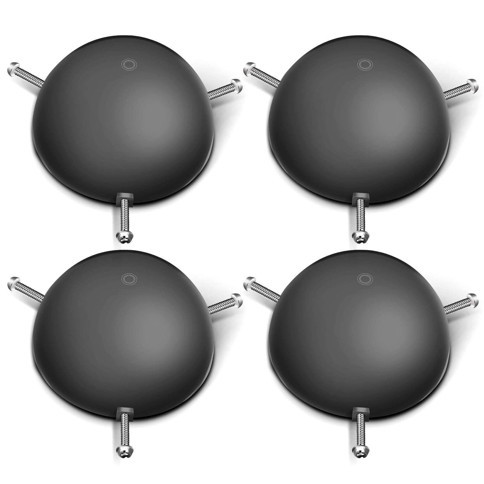 Photo 1 of DoubleFill 4 Pcs Mushroom Vent Cap 5.6 Inch Roof Vent Cap PVC Foundation Vent Plugs Roof Vent Cover Removes Outdoor Septic Sewer Odors for Keep Out Leaves, Debris, Flying Insects, Animals