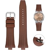 Quick Release 26mm FKM Rubber Band For Citizen Tsuyosa Watches, Replacement FKM Watch Band For Citizen Tsuyosa Watches