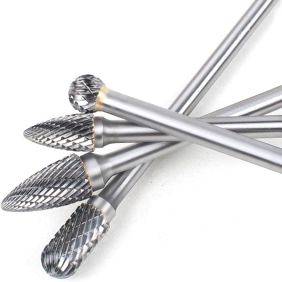 Mesee Set of 4 Tungsten Carbide Rotary Burrs - Image 5
