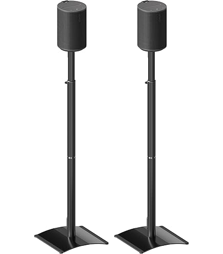 Amazon.com: SANUS Adjustable Height Wireless Speaker Stands