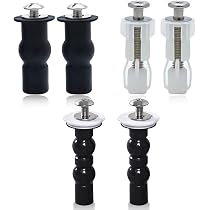 2 Boulons Expansion Siège WC LYQNIHOB - Caoutchouc Et Acier Inox 304, Fixation Solide