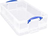 Really Useful Box 33 Litre Plastic Storage Clear Brand New Packaging view 7