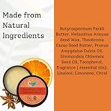 The Natural Spa Vegan Lip Balm Spiced Orange 100% Natural Handmade UK view 4