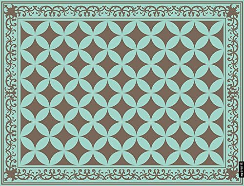 mySPOTTI BY S-820 buddy Jasmine Vinyl Floor Mat Size S