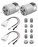 2 Pcs 12V RS550 40000RPM Electric Motor Drive