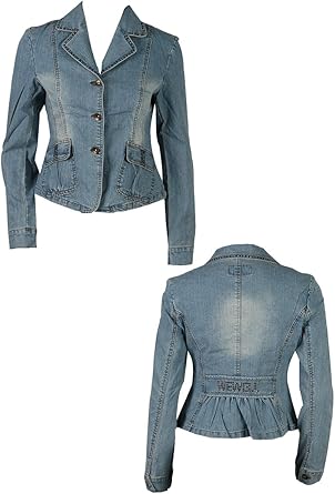 ladies embellished denim jacket