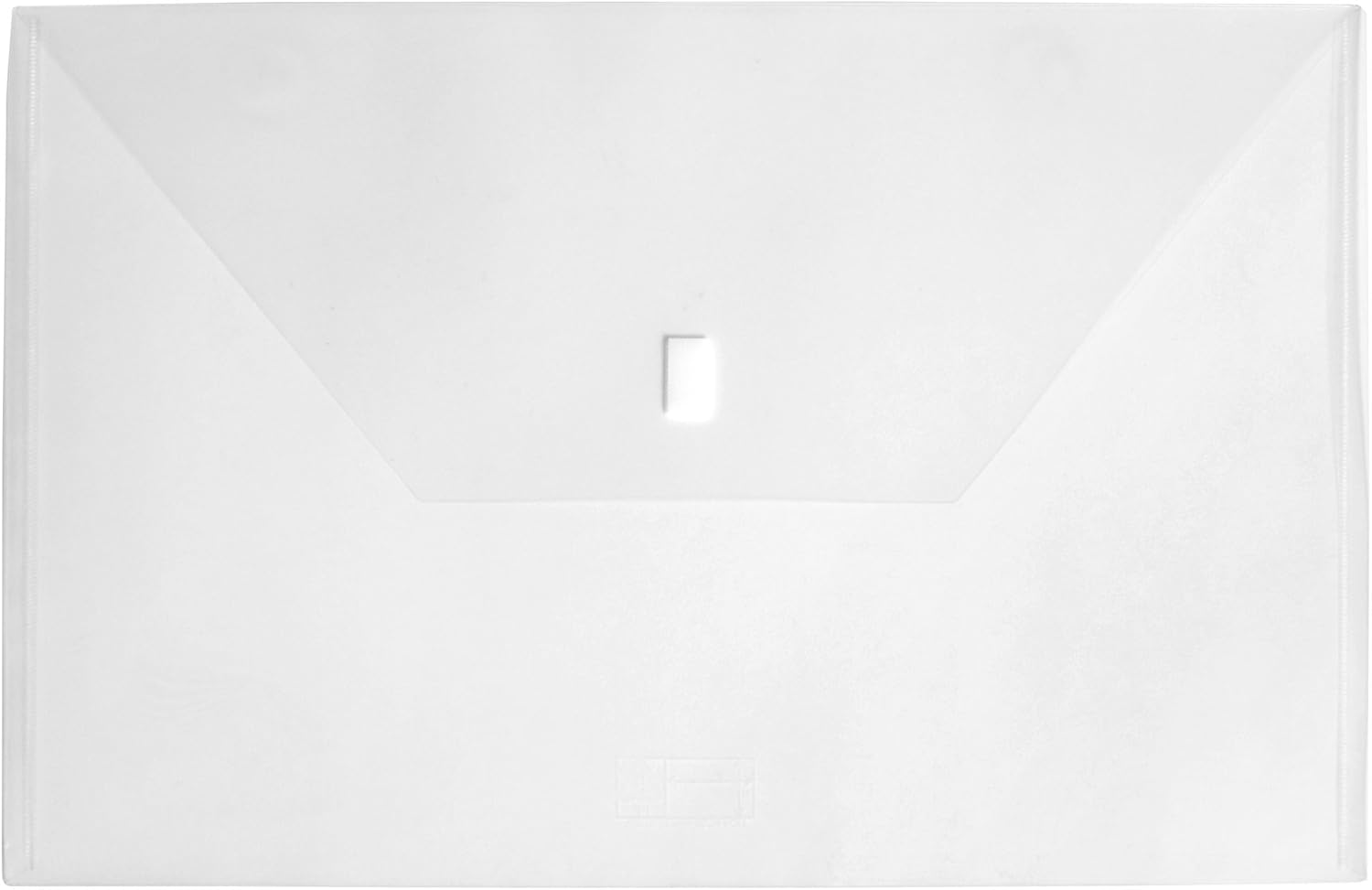 Lion Design-R-Line Poly Oversized Project Envelope, 11 x 17 Inches, Clear, 1 Envelope (60205-CR)