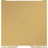 Sahvaim Same as OEM for Bambu H2D/H2S Textured PEI Plate with QR Code, 355x346mm Double Sided Flexible Spring Steel Magnetic Platform Print Bed PEI Sheet for Bambu Lab H2D/H2S 3D Printer(Gold)