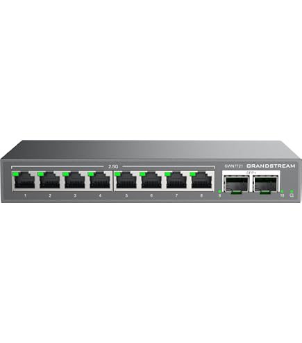 Amazon.com: Grandstream GWN7701P | 8-Port Gigabit Ethernet Amazon.com: Grandstream GWN7701P | 8-Port Gigabit Ethernet
