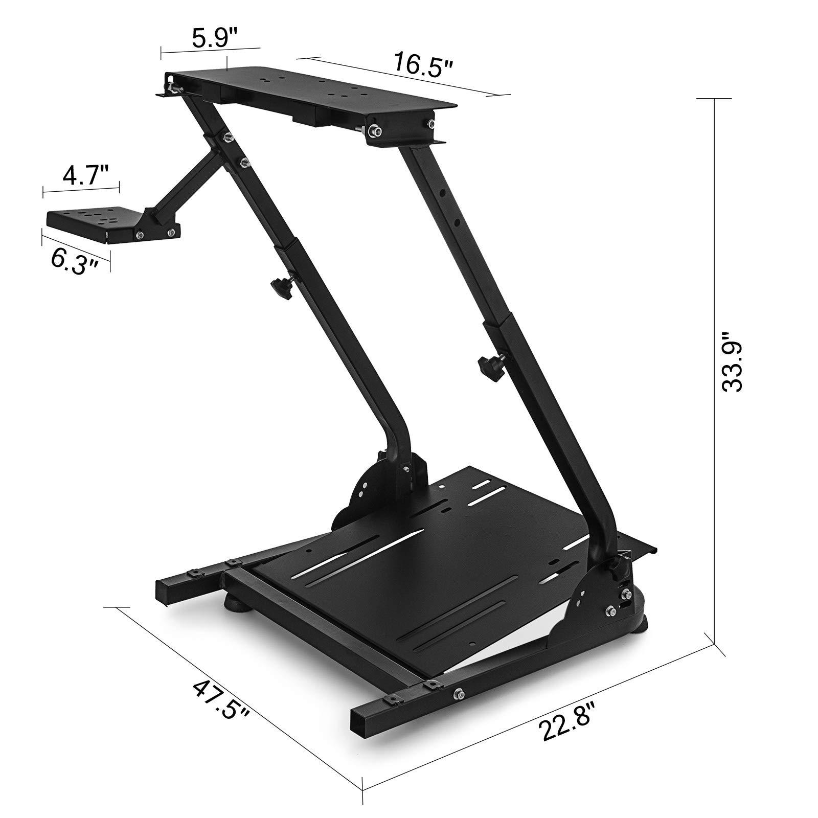 SmarketBuy G920 Racing Wheel Stand Height Adjustable Driving Simulator Cockpit Compatible with Logitech G25, G27, G29, G920 Gaming Cockpit
