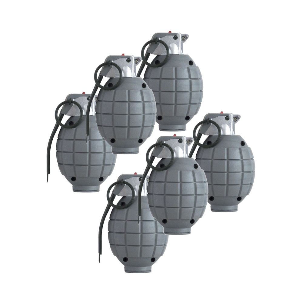 TOYLAND Children's Army SAS Toy Hand Grenades - Set of 6 Black Dummy Grenades [Toy]