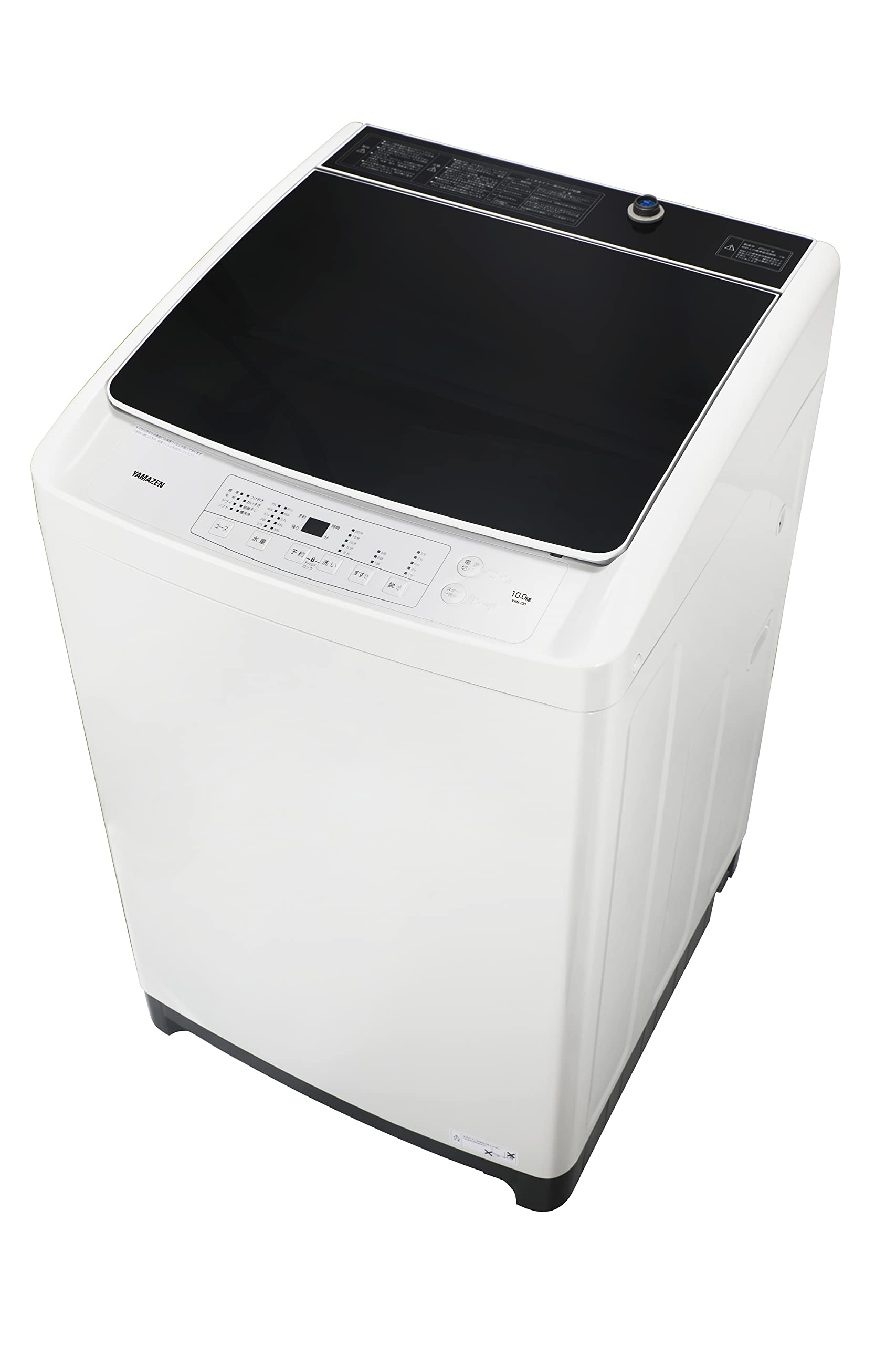 山善 全自動洗濯機 10kg YWM-100 ホワイトの商品画像