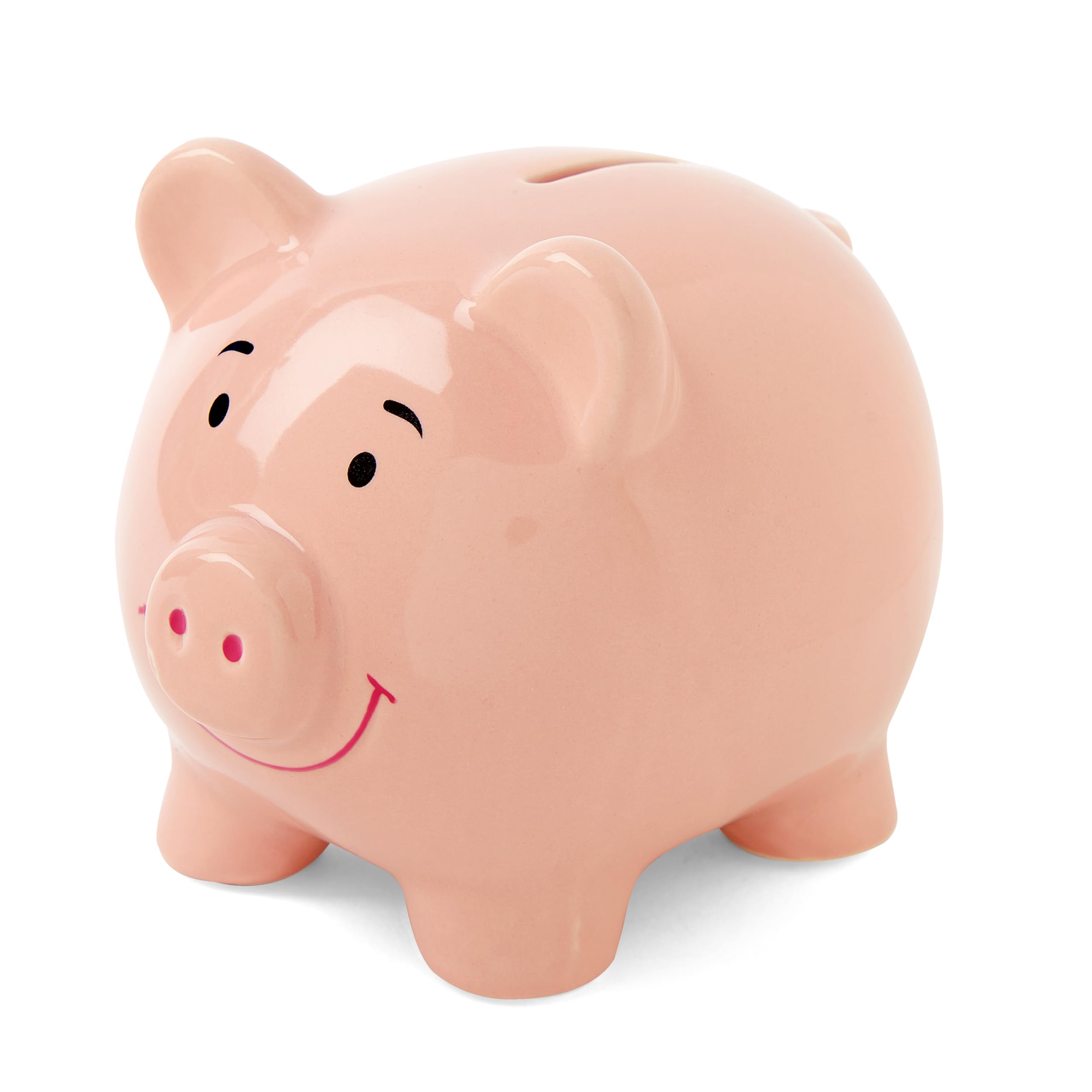 Mousehouse Gifts - Pink Pig Piggy Bank for Teaching Saving Habits, Pig Money Box for Children's Bedrooms