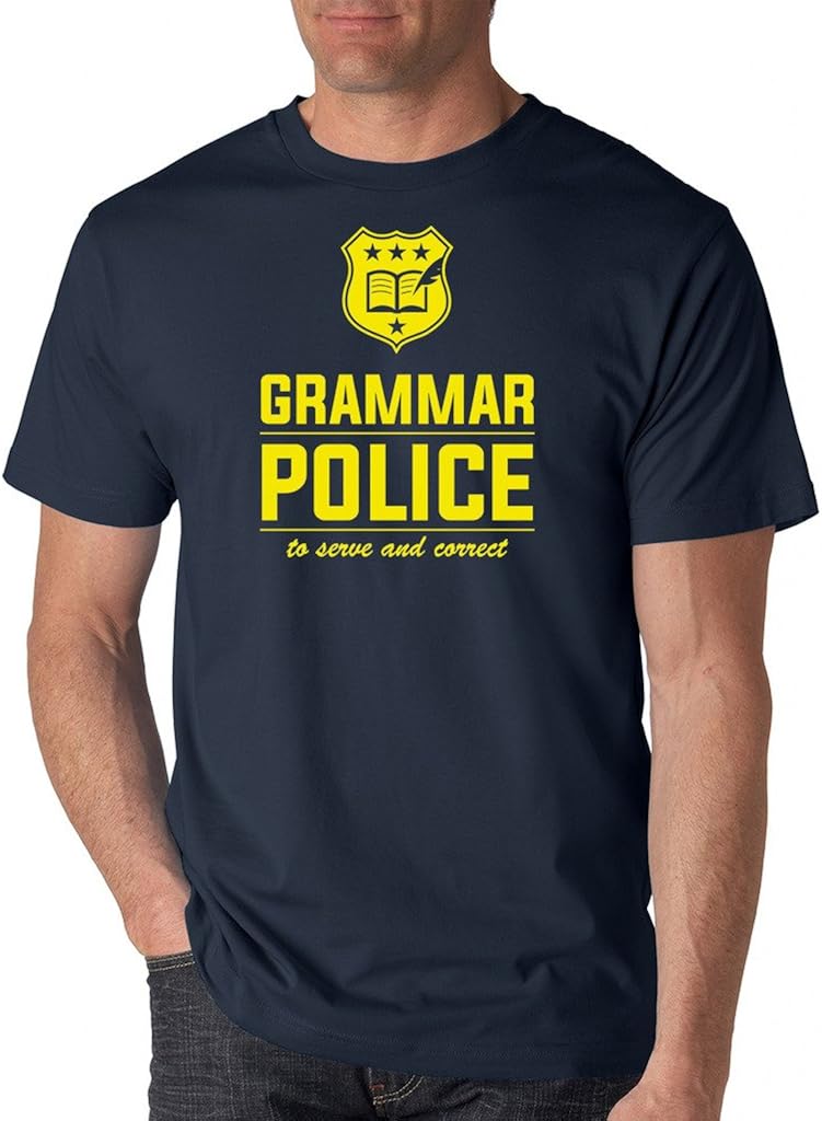 SignatureTshirts Men's Grammar Police TShirt Clothing