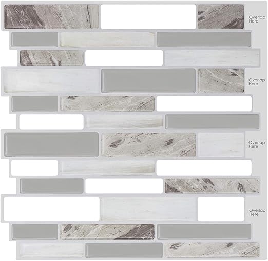 Hue Decoration Peel And Stick Tile Backsplash For Kitchen